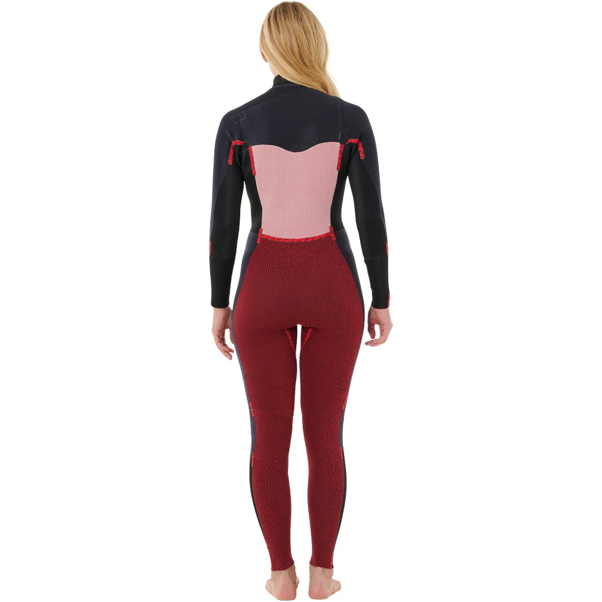 2026 Rip Curl Da Donna Dawn Patrol 3/2mm Chest Zip Muta 161WFS - Black